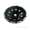 Single or Double Row Diamond Cup Grinding Wheel for Concrete